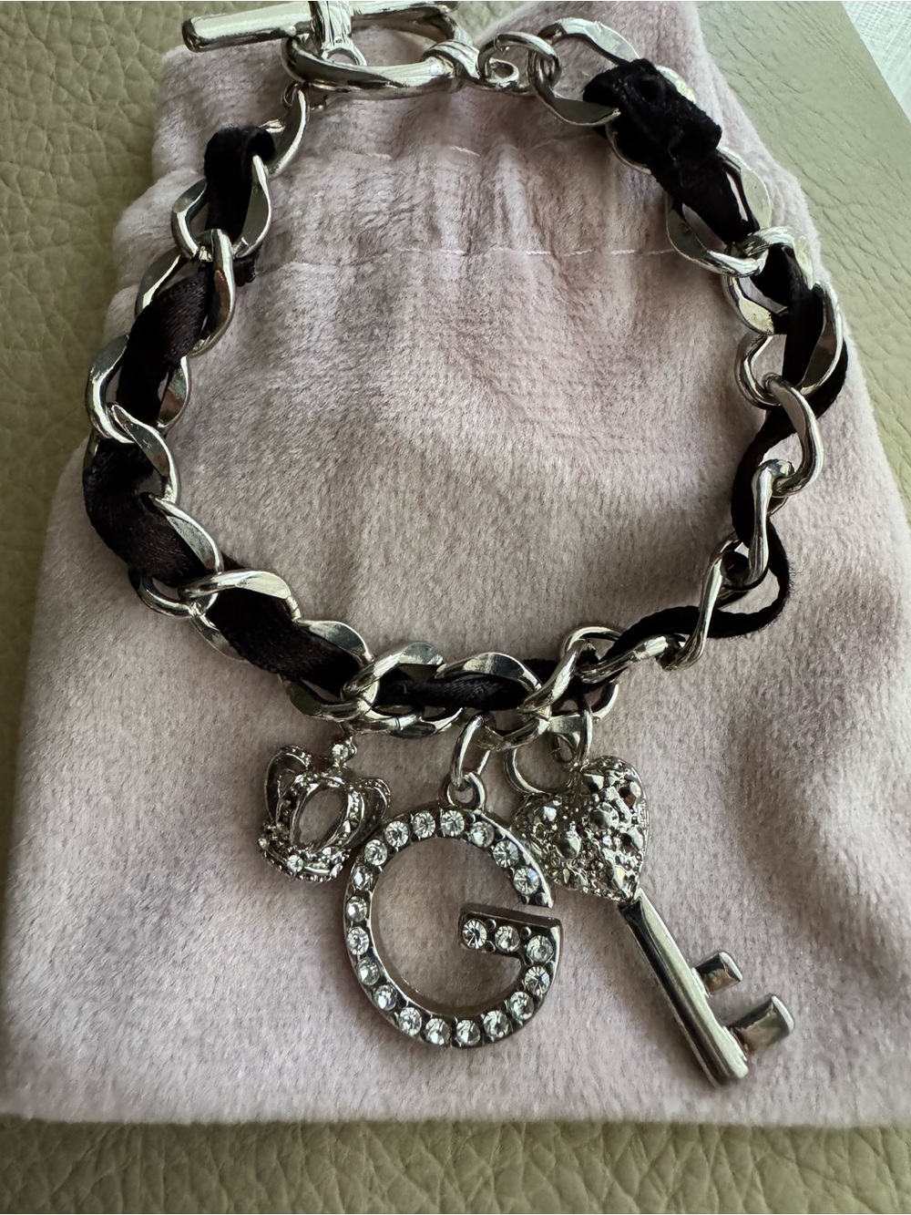 Guess Initial Charms Bracelet